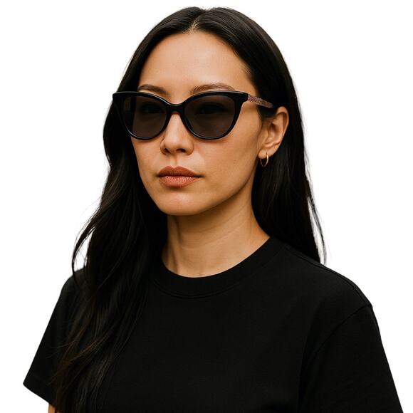NEW Kate Spade Mckenzee Sunglasses Square Black Size 57,17 - Picture 1 of 8